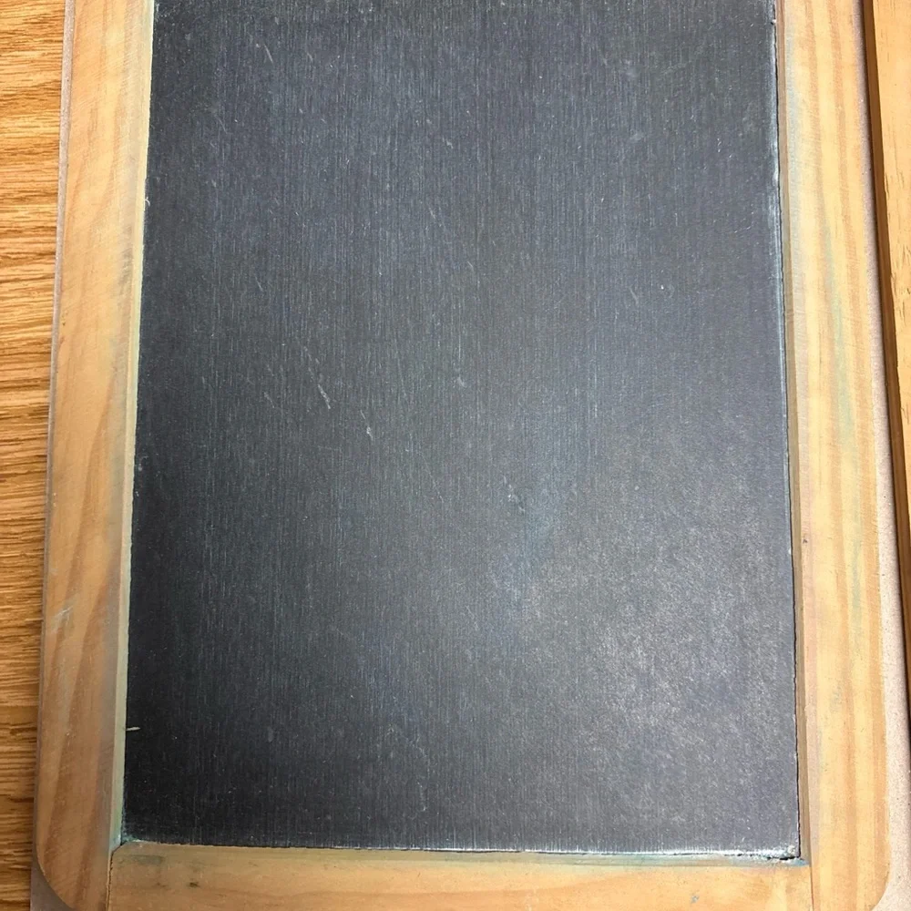 Slate Chalkboard Menu Board double sided 9.6 x 7.6” Portugal schoolhouse VTG